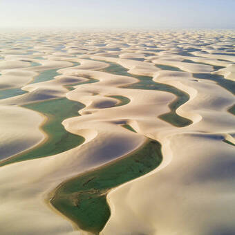 Spektakuläre Dünenlandschaft Lençois Maranhenses 