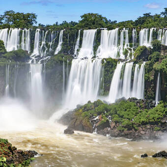 Iguassu-Wasserfälle auf der argentinischen Seite 