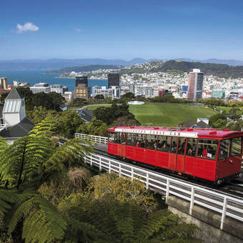 Mit der Standseilbahn ion Wellington unterwegs 