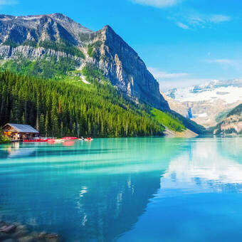 Lake Louise im Banff-Nationalpark © Yunsun Kim