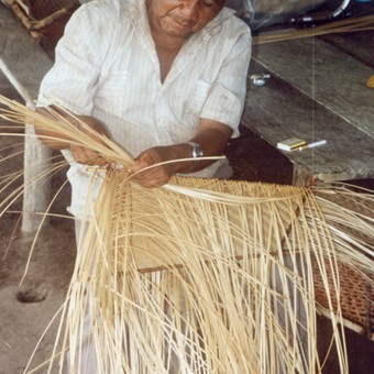 ein Korbflechter am Amazonas 