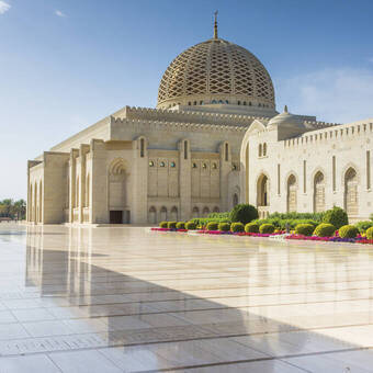 Die Sultan Qaboos-Moschee in Muscat 