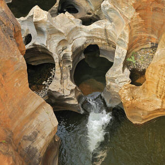 Blick in die Bourkes Luck Potholes 