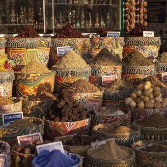 Straßenmarkt in Ägypten 