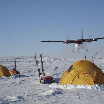 "Antarktische Einflugschneise" 