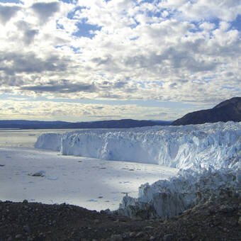 Gletscherfront Grönland 