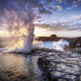Blowhole, La Réunion 