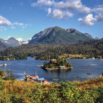 Halibut Cove nahe Homer 