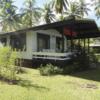 Unsere Pension auf Raiatea 