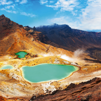 "Tongariro Crossing" mit Blick auf die Emerald Lakes © Fyle - Fotolia