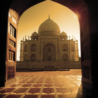 Das Taj Mahal in Agra 