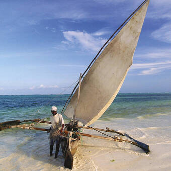 Typische Zanzibar-Dhow 