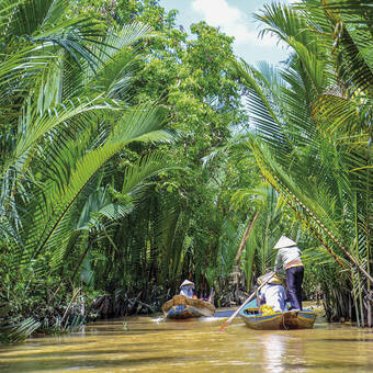 Unterwegs im Mekong-Delta 