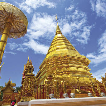 Doi Suthep Tempel im Norden Thailands 
