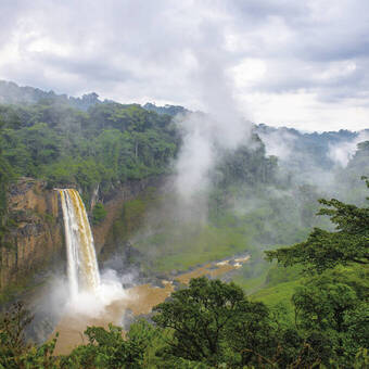 Der Tello-Wasserfall 