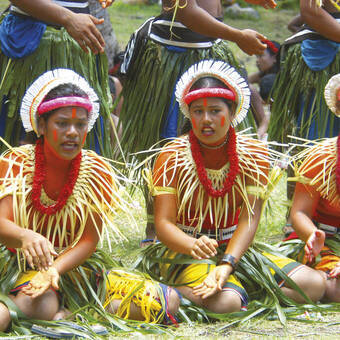 Traditionelle Gesangsvorführung, Yap 