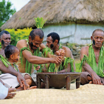 Traditionelle Kava-Zeremonie, Fiji 