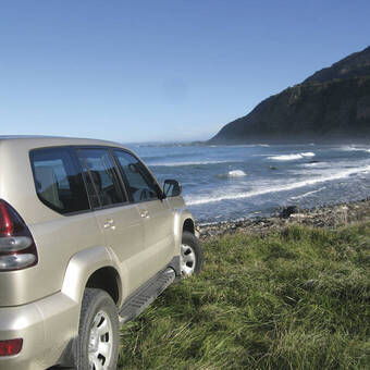 Per Mietwagen an der Küste Neuseelands 