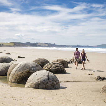 Faszinierende Moeraki Boulders 