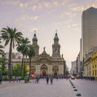Plaza de las Armas in Santiago de Chile 