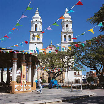 Koloniale Kathedrale in Campeche 