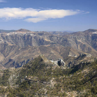 Blick in den Kupfer-Canyon 