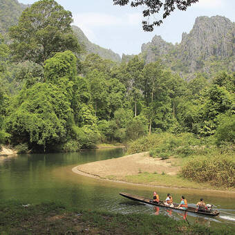 Unterwegs zur Kong Lohr-Höhle 