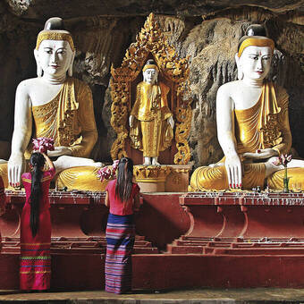 In der Kaw Gun Höhle bei Hpa An 