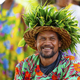 Polynesisches Lächeln 
