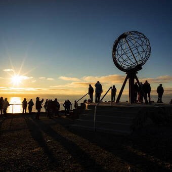Das Globus-Denkmal am Nordkap ©RuZi - stock.adobe.com