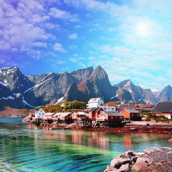 Hamnøy auf der Insel Moskenesøya, Lofoten ©Lsantilli - stock.adobe.com