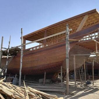 Dhau-Werft in Sur 