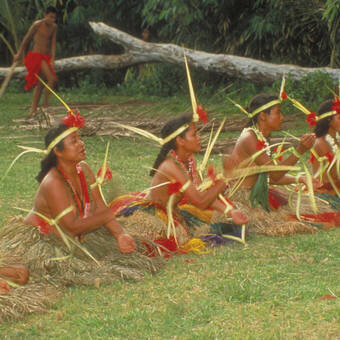 Traditionelles Fest auf Yap 