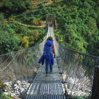 Unterwegs im Annapurna © Getty Images/iStockphoto