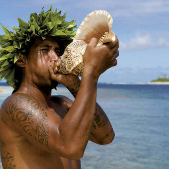 Polynesische Begrüßung 