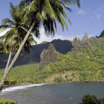 Felsformationen der Marquesas 