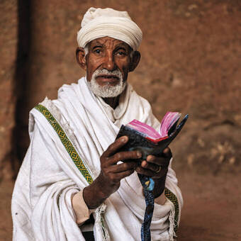Priester in Lalibela 