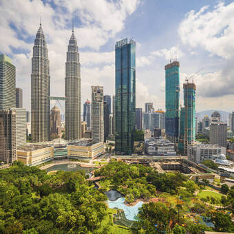 Skyline von Kuala Lumpur 