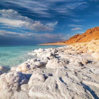 Das Tote Meer, etwa 400 m unter dem Meeresspiegel © frag - Fotolia