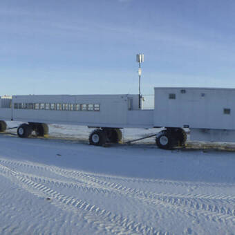 Die TUNDRA-BUGGY-LODGE nahe Churchill 