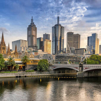 Stadtpanorama Melbourne 