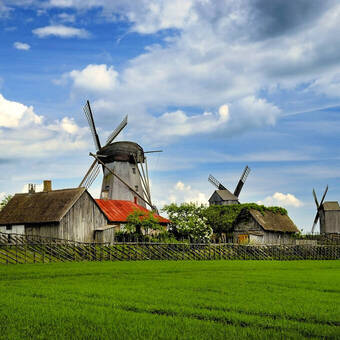 Windmühlen auf der Insel Saaremaa, Estland David - stock.adobe.com