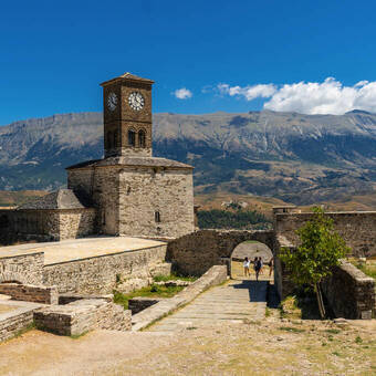 Uhrturm in der Burg von Gjirokastra © unai - stock.adobe.com