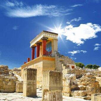 Die Palastanlage Knossos auf Kreta © tanjalagicaimage - Fotolia