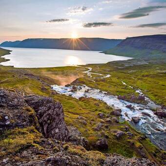 Dynjandi-Wasserfall am Arnarfjördur, Westisland © Maygutyak - Fotolia