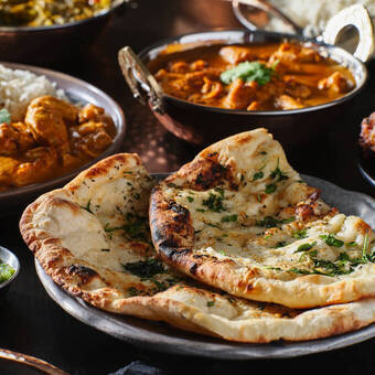 Naan - eine Brotsorte, die in Asien meist als Beilage gegessen wird © Joshua Resnick - stock.adobe.com