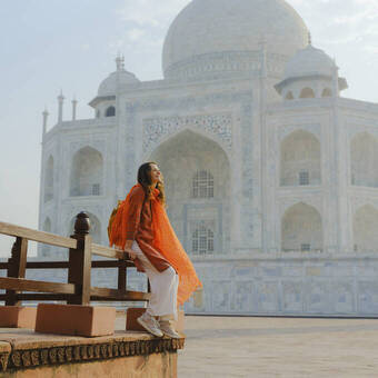 Taj Mahal in Agra, Indien 