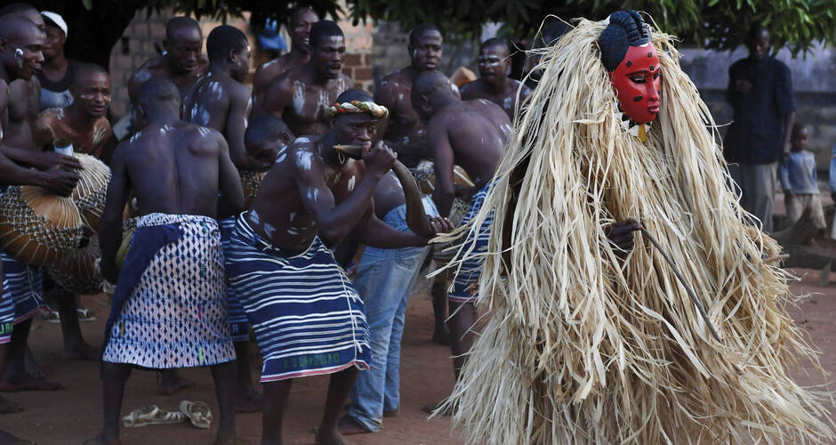 Goli-Maskentanz der Baulé 