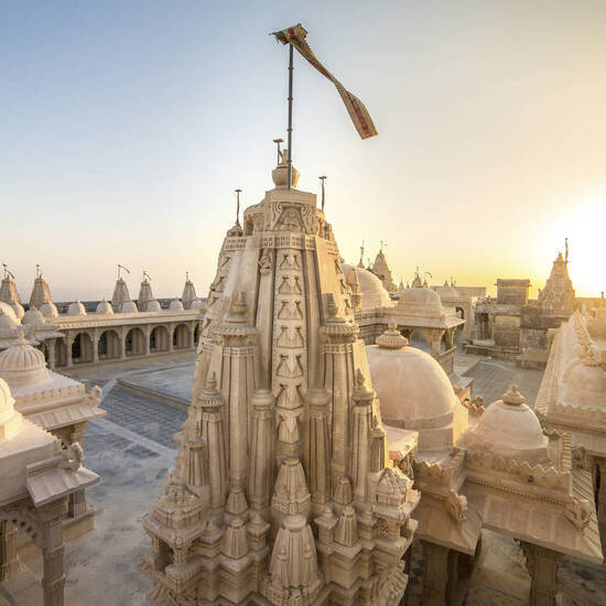 Jain-Tempel auf dem Shatrunjaya-Hill, Palitana 