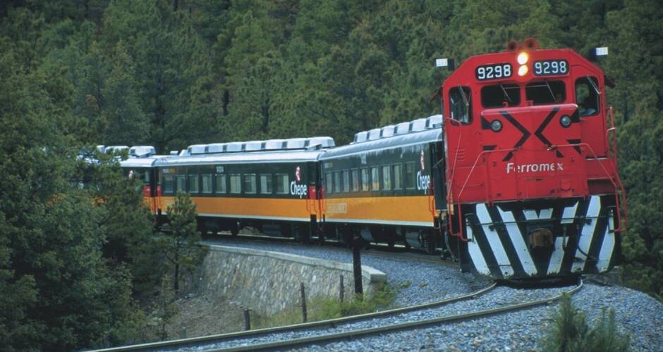 der "Chepe" unterwegs nach Chihuahua 